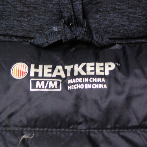 NWT HeatKeep Women's Full Zip Packable Down Puffer Vest, Dark Blue, M - Picture 5 of 7